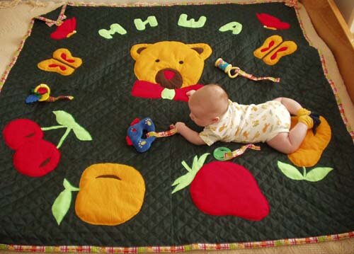 Шьём развивающий коврик для ребёнка