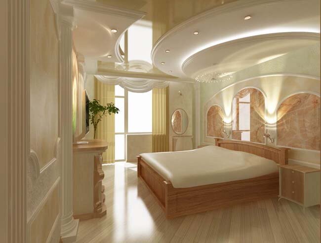 Как превратить спальню в волшебную комнату для сна с помощью дизайна потолка